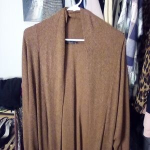Final touch brown cardigan